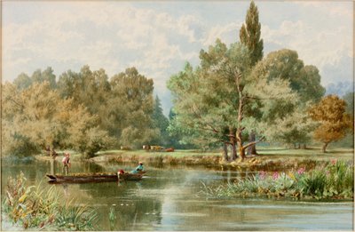 River Scene by F.G. Coleridge